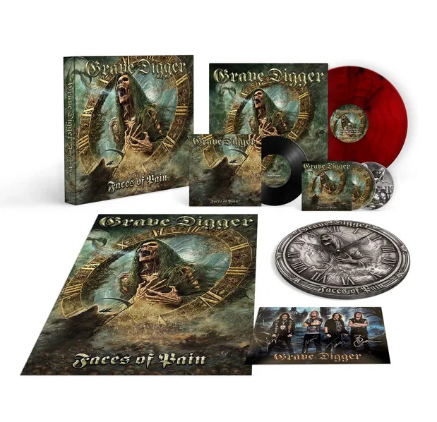 CD Shop - GRAVE DIGGER Face Of Pain - Box (Lp Picture)