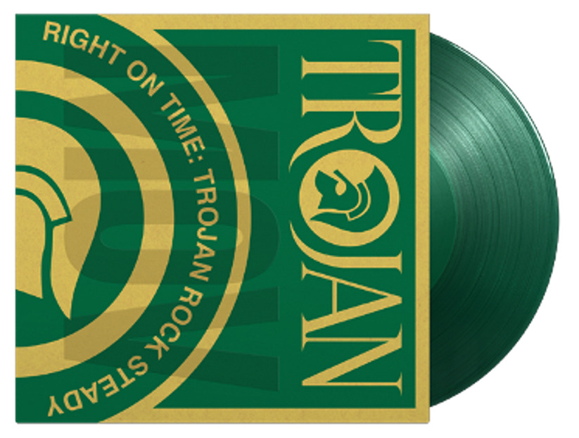 CD Shop - RIGHT ON TIME TROJAN ROCK STEADY (GREEN VINYL, 180 G) 