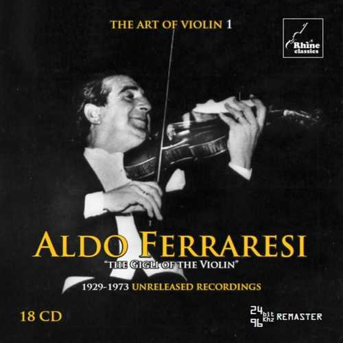 CD Shop - ALDO FERRARESI ART OF VIOLIN 1