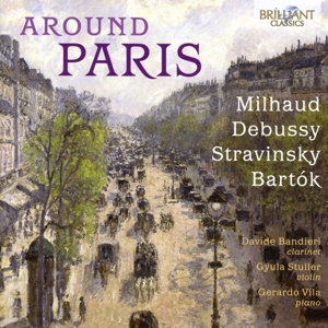 CD Shop - DAVIDE BANDIERI AROUND PARIS: MILHAUD,...