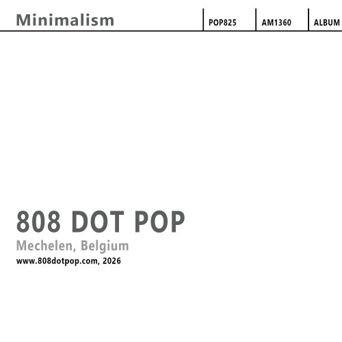 CD Shop - 808 DOT POP MINIMALISM