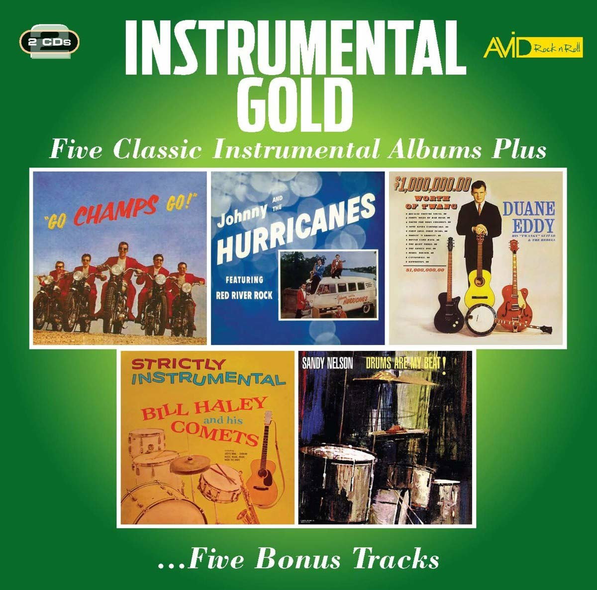 CD Shop - DUANE EDDY,SANDY NELSON,THE CHAMPS,JOHNNY AND THE HURRICANES,BILL HALEY AND HIS COMETS INSTRUMENTAL GOLD - FI...
