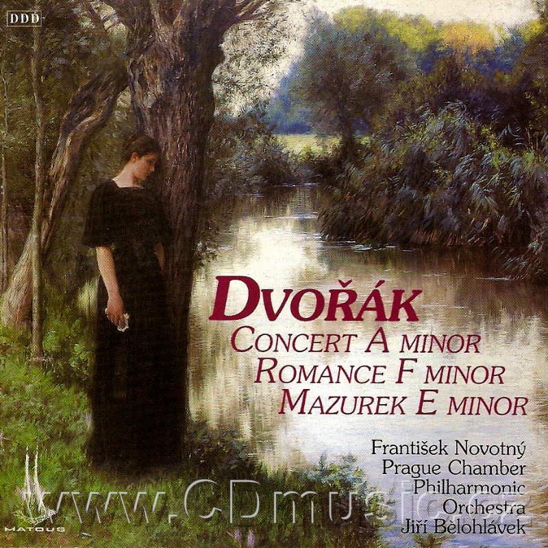 CD Shop - DVORAK ANTONIN: Koncert a moll,Romance f moll,Mazurek