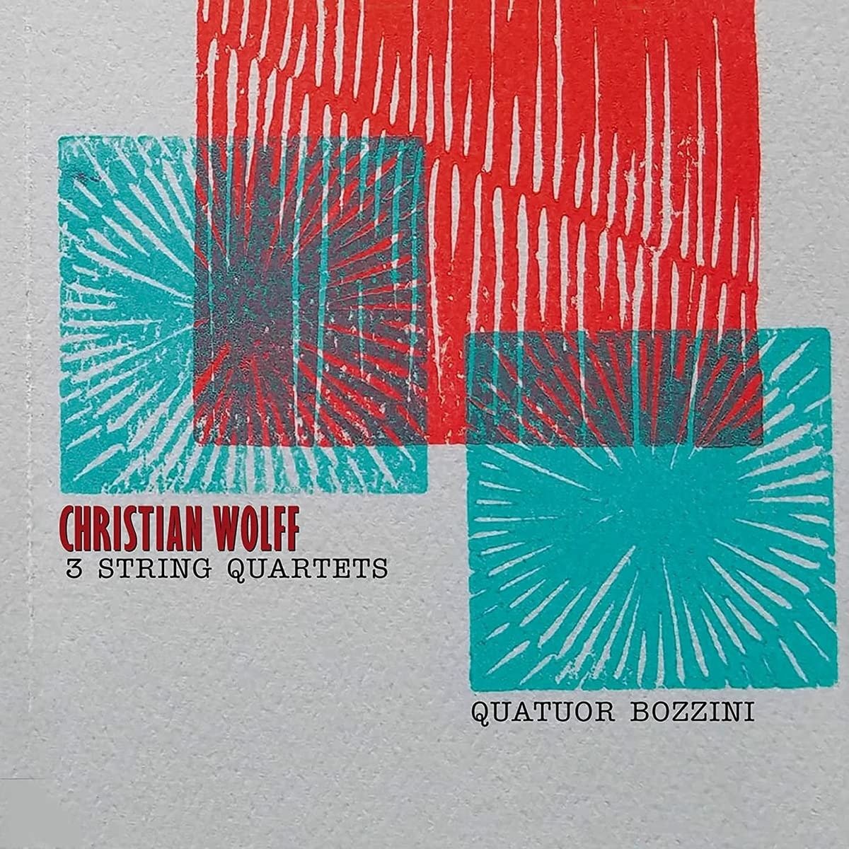 CD Shop - QUATUOR BOZZINI CHRISTIAN WOLFF: 3..