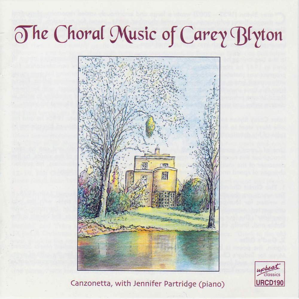 CD Shop - CAREY BLYTON CHORAL MUSIC