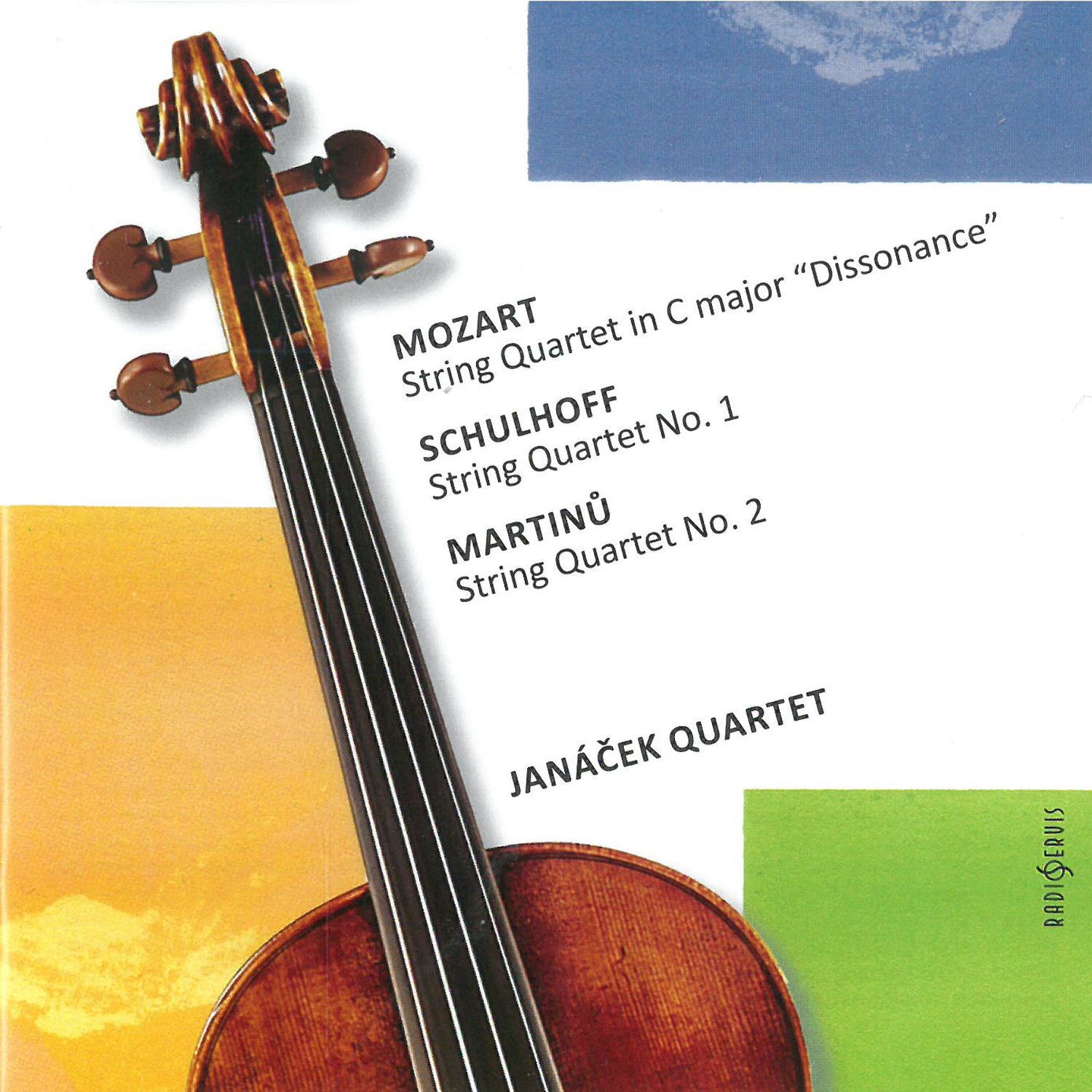 CD Shop - JANACEK QUARTET MOZART, SCHULHOFF, MARTINU