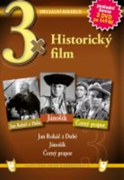 CD Shop - FILM 3X HISTORICKY FILM - JAN ROHAC Z DUBE / JANOSIK / CERNY PRAPOR