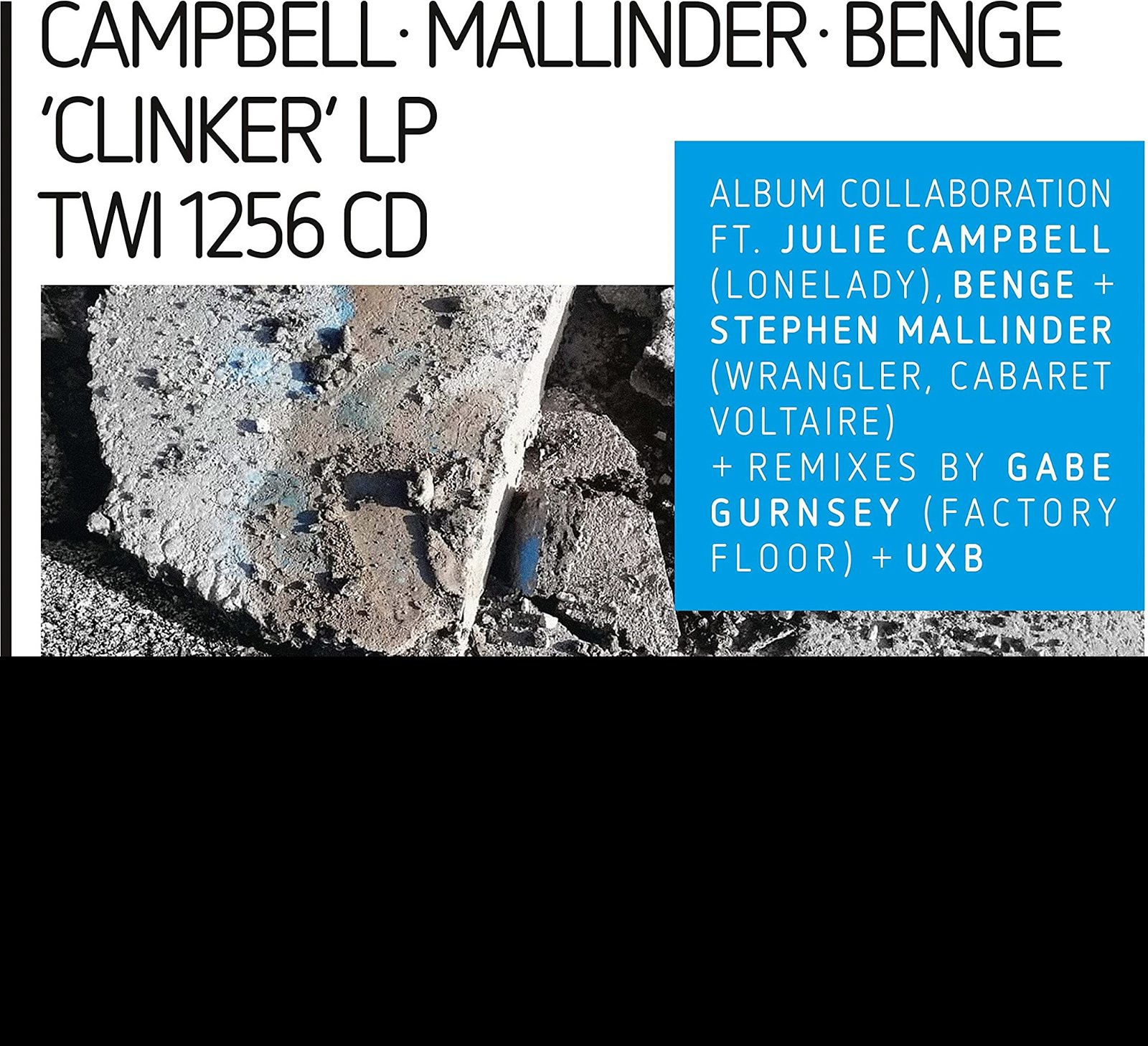 CD Shop - MALLINDER & CAMPBELL & BENGE CLINKER