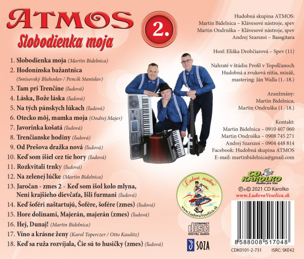 CD Shop - ATMOS SLOBODIENKA MOJA 2