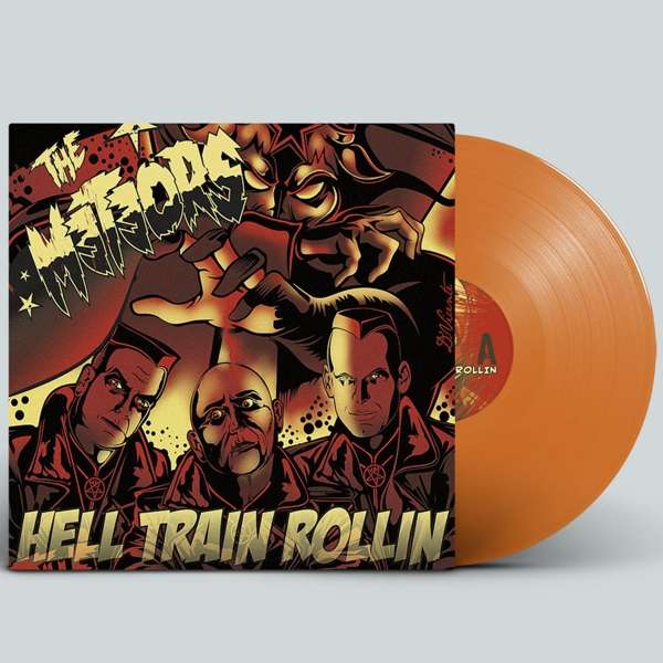 CD Shop - METEORS, THE HELL TRAIN ROLLIN COLORED