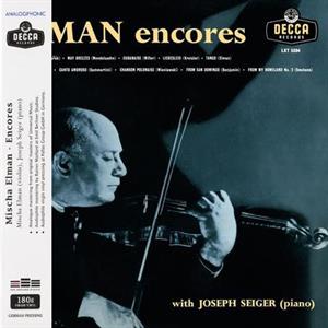 CD Shop - MISCHA ELMAN ENCORES / SEIGER