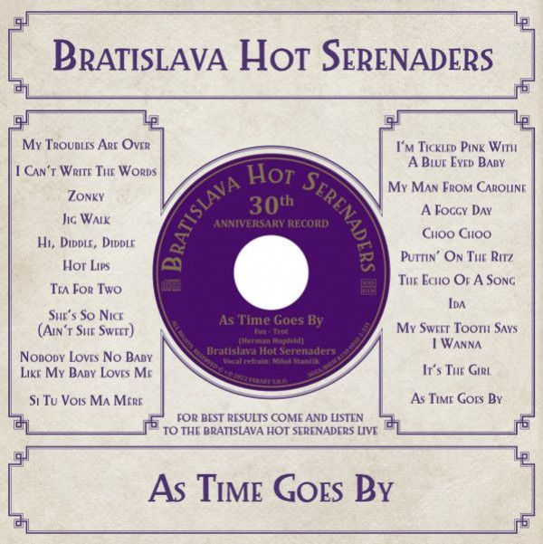 CD Shop - BRATISLAVA HOT SERENADERS AS TIME GOES BY