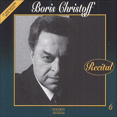 CD Shop - BORIS CHRISTOFF,ERNEST BOUR,SINFONIEORCHESTER DES SWF RECITAL BORIS CHRISTOFF