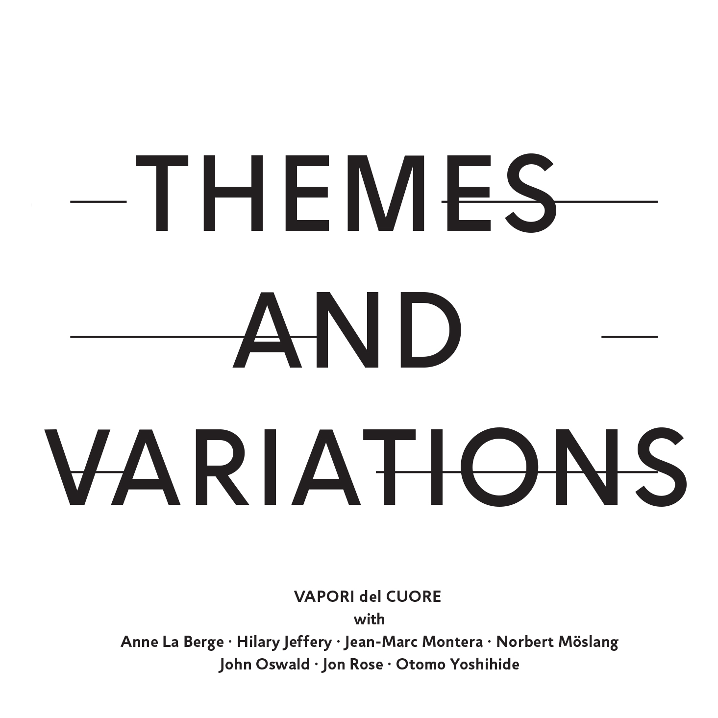CD Shop - VAPORI DEL CUORE THEMES AND VARIATIONS