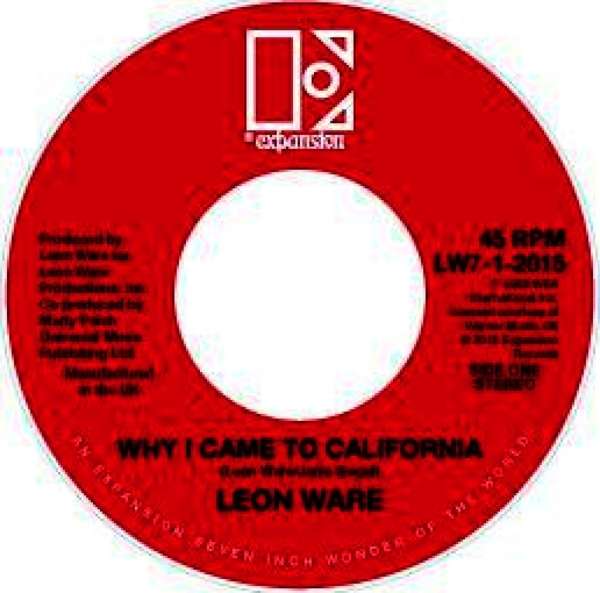 CD Shop - LEON WARE 7-WHY I CAME TO CALIFO...