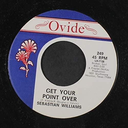 CD Shop - SEBASTIAN WILLIAMS GET YOUR POINT OVER/I ...
