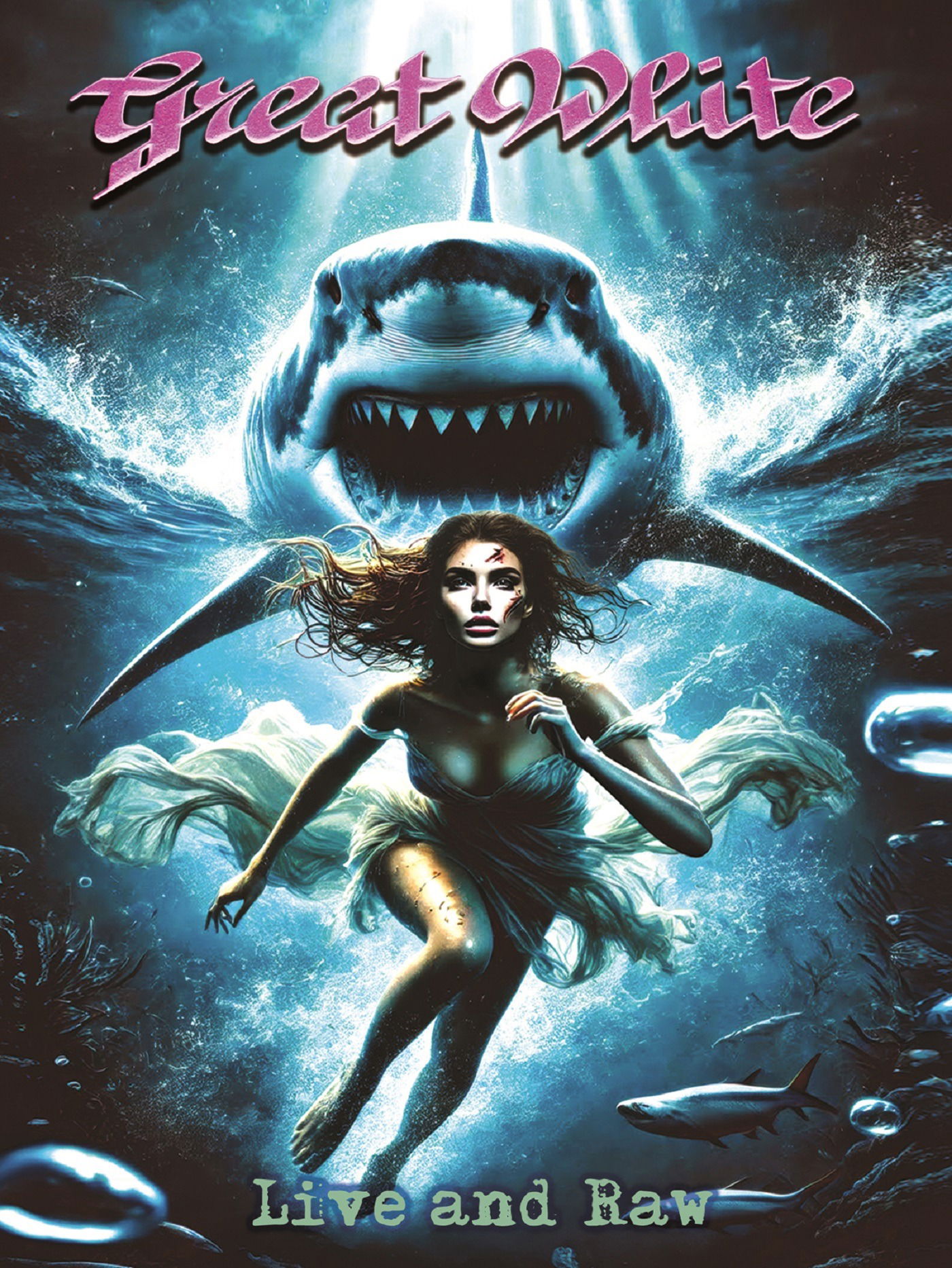 CD Shop - GREAT WHITE LIVE AND RAW