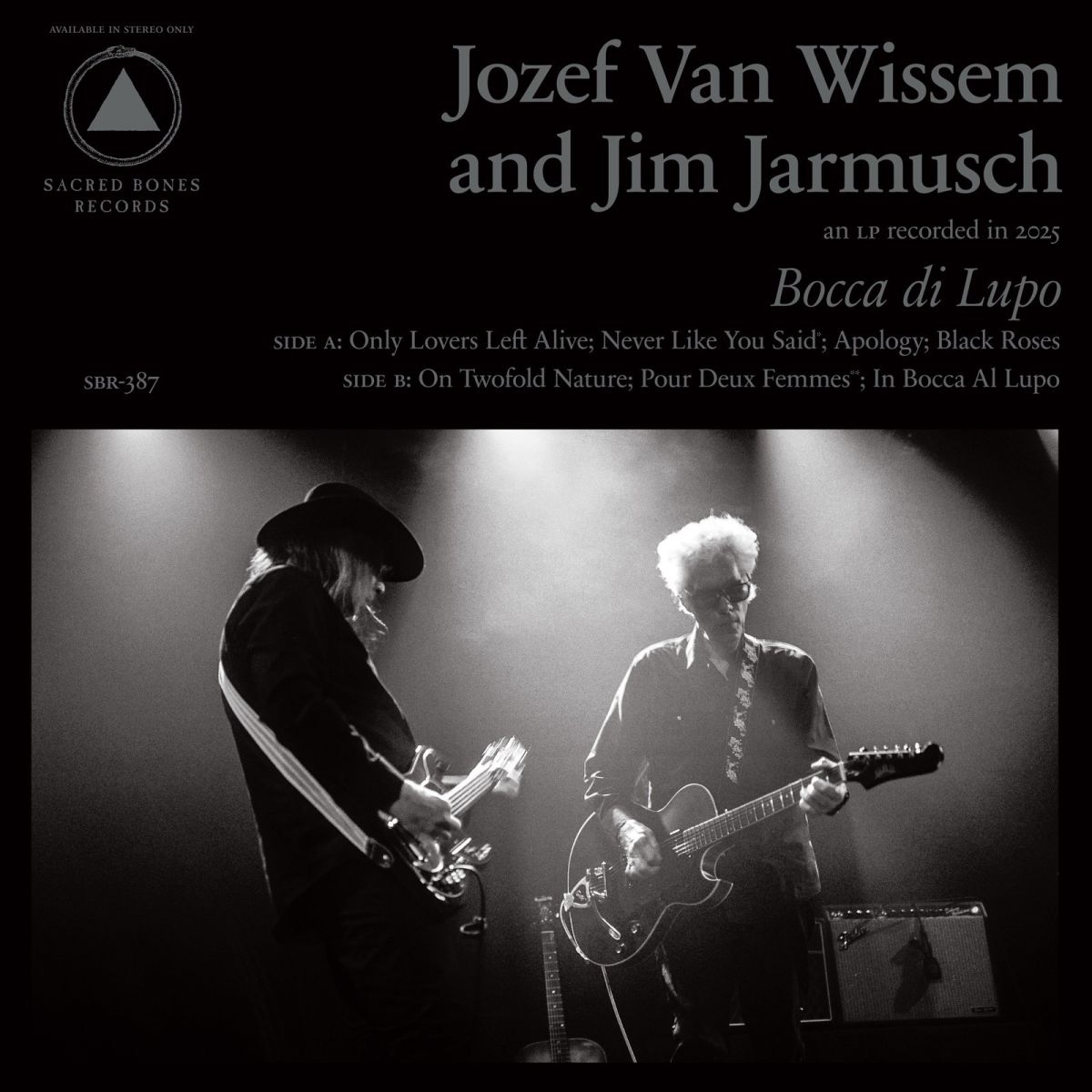 CD Shop - JOZEF VAN WISSEM,JIM JARMUSCH BOCCA DI LUPO AND MOUTH OF THE WOLF