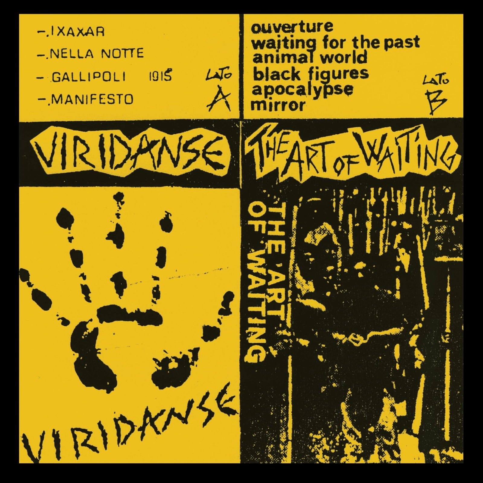CD Shop - VIRIDANSE,THE ART OF WAITING SPLIT