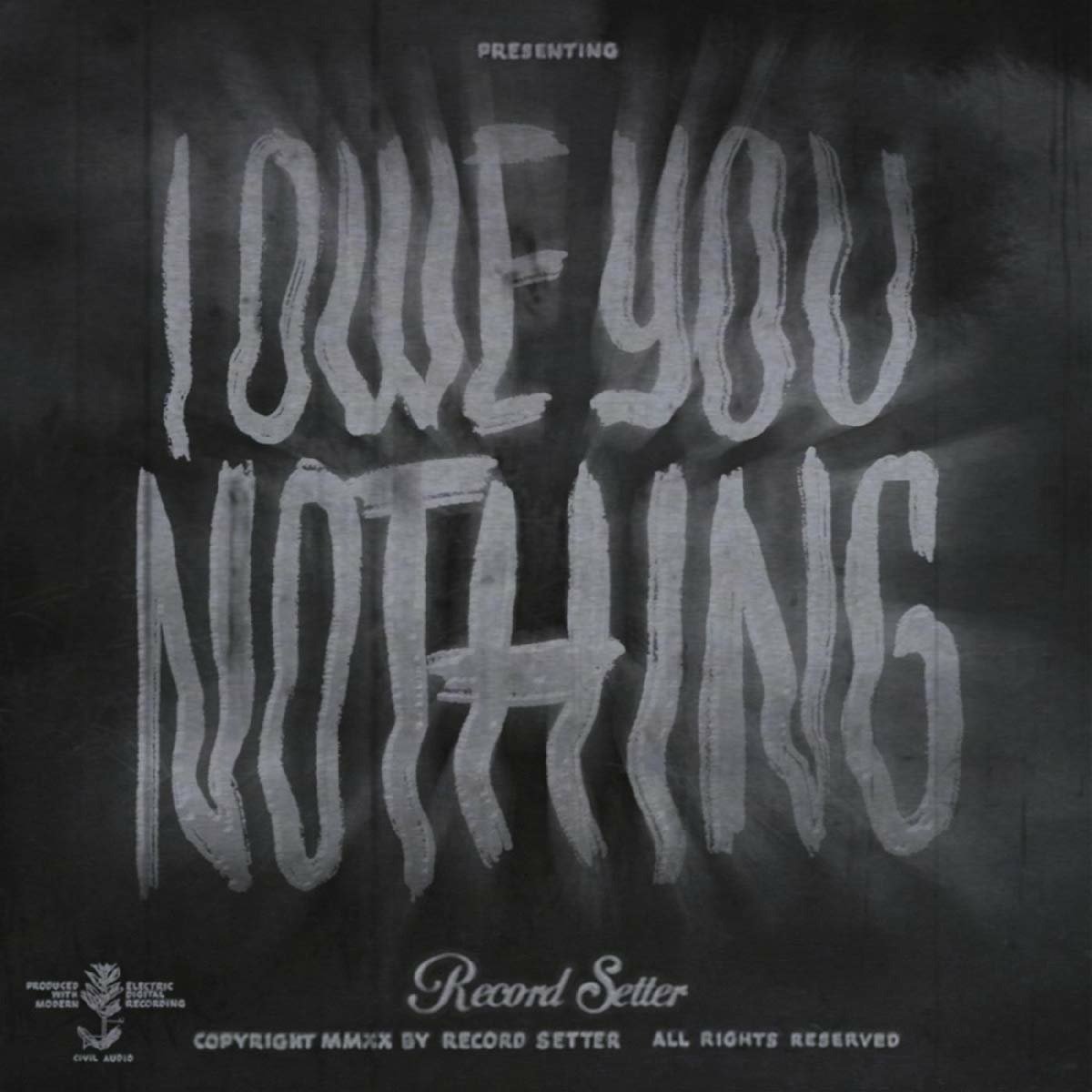 CD Shop - RECORD SETTER I OWE YOU NOTHING