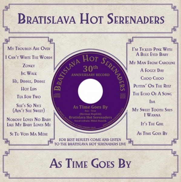 CD Shop - BRATISLAVA HOT SERENADERS AS TIME GOES BY