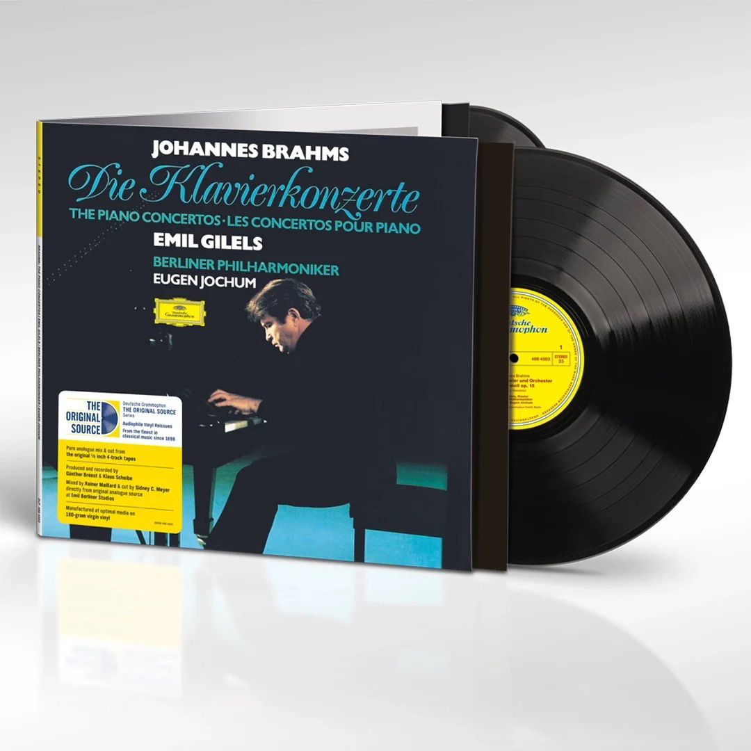 CD Shop - EMIL GILELS,BERLINER PHILHARMONIKER,EUGEN JOCHUM BRAHMS: PIANO CONCERTO...