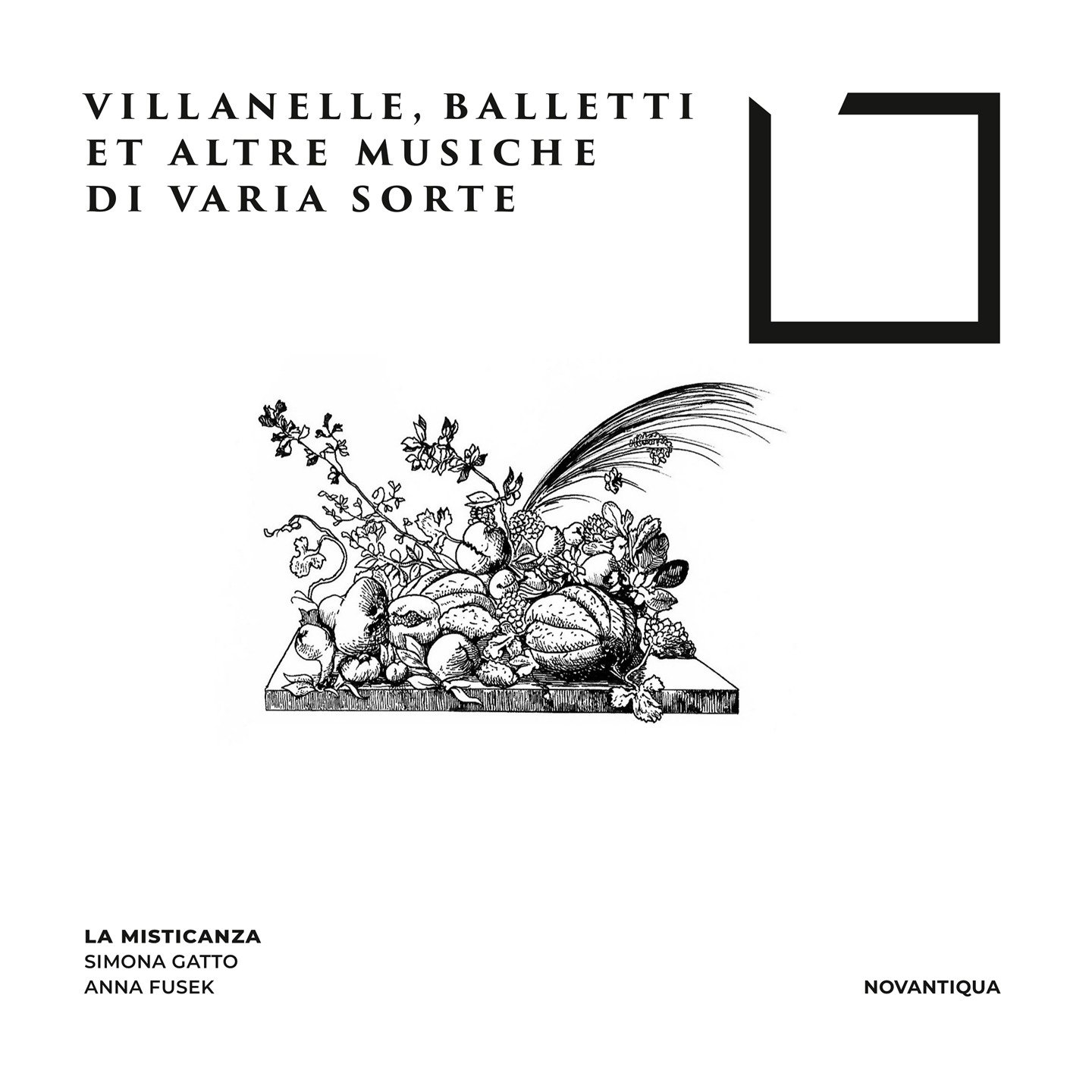 CD Shop - LA MISTICANZA VILLANELLE, BALLETTI ET..