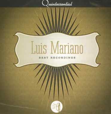 CD Shop - LUIS MARIANO BEST RECORDINGS
