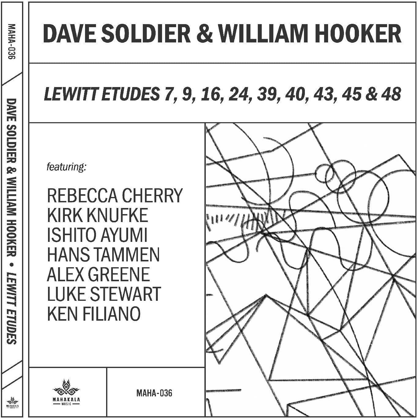CD Shop - DAVE & WILLIAM HOOKER SOLDIER LEWITT ETUDES