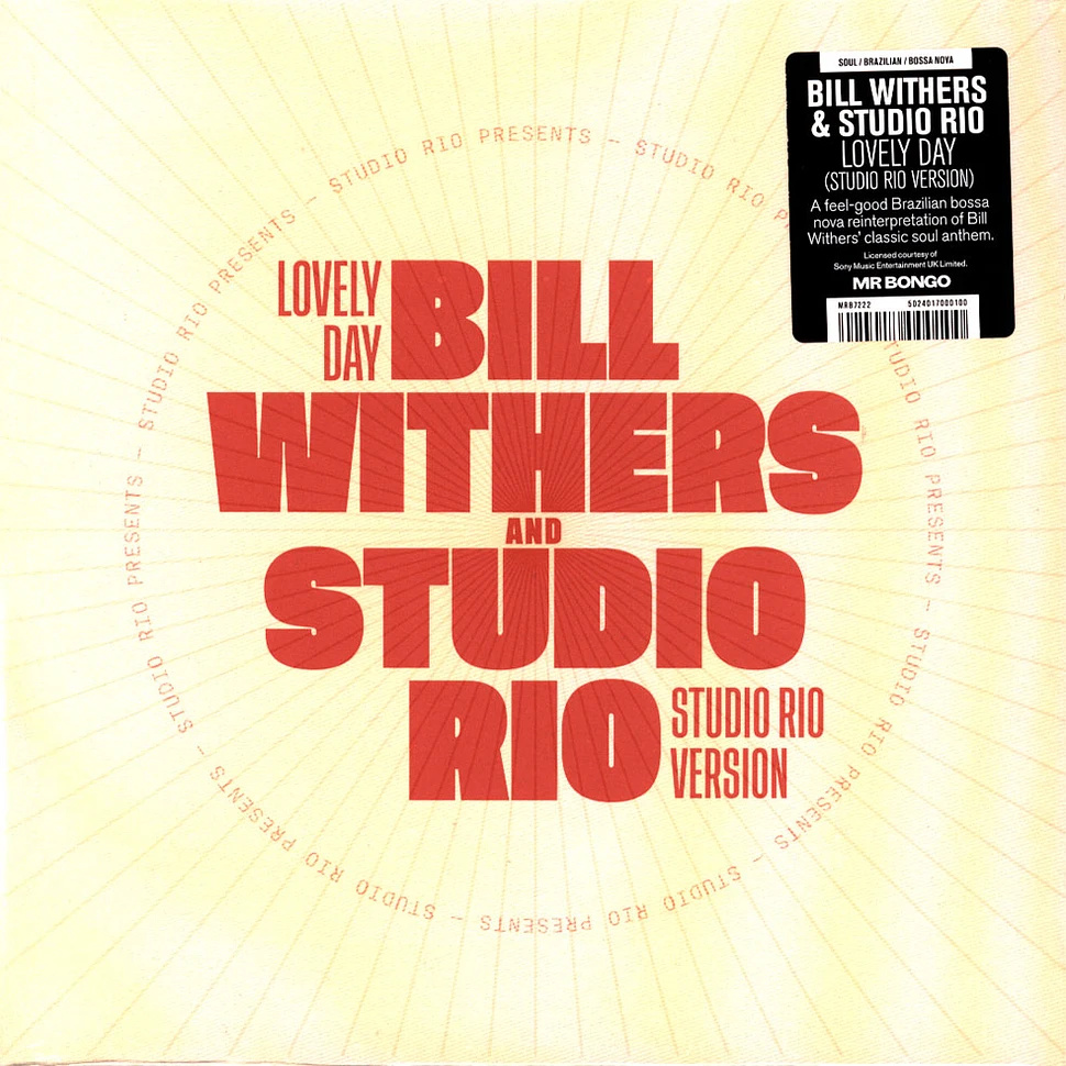 CD Shop - BILL WITHERS,STUDIO RIO 7-LOVELY DAY