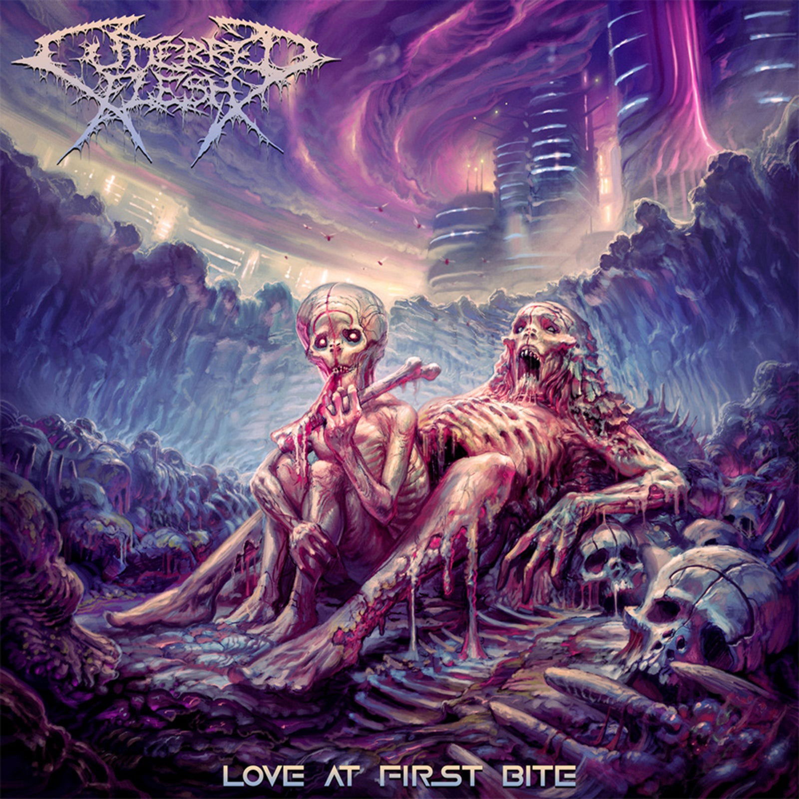 CD Shop - CUTTERED FLESH LOVE AT FIRST BITE