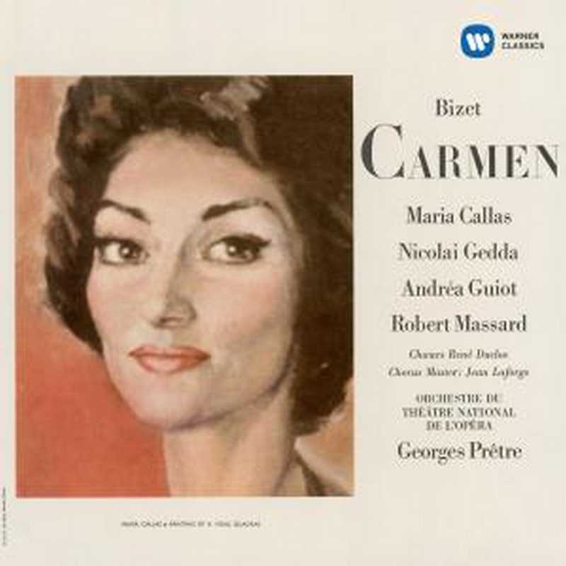 CD Shop - CALLAS, MARIA/NICOLAI GEDDA/ROBERT MASSARD/PARIS OPERA ORCHESTRA/GEORGES PRETRE BIZET: CARMEN (1964)