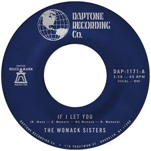 CD Shop - THE WOMACK SISTERS 7-IF I LET YOU / INSTRUMENTAL