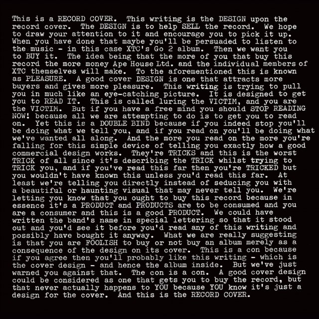 CD Shop - XTC GO2
