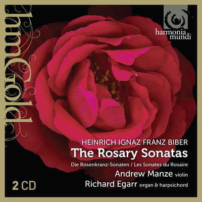 CD Shop - HEINRICH IGNAZ FRANZ BIBER,ANDREW MANZE,RICHARD EGARR SONATES DU ROSAIRE