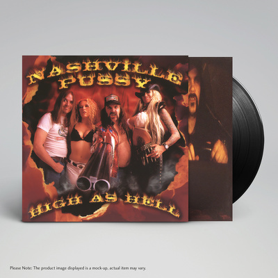 CD Shop - NASHVILLE PUSSY HIGH AS HELL BLACK LTD