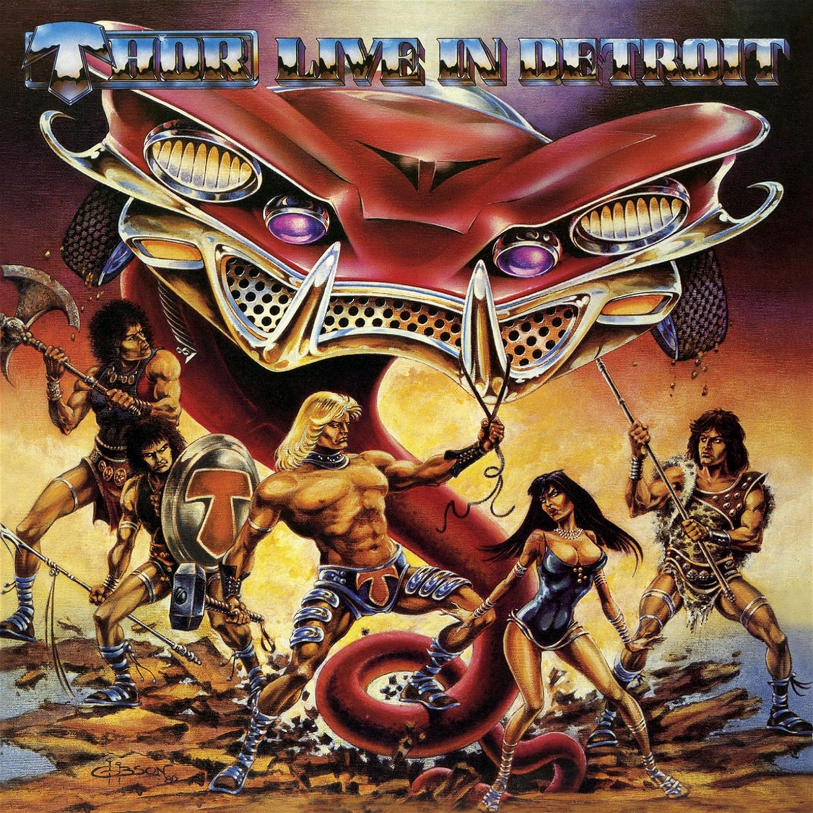CD Shop - THOR LIVE IN DETROIT 1985