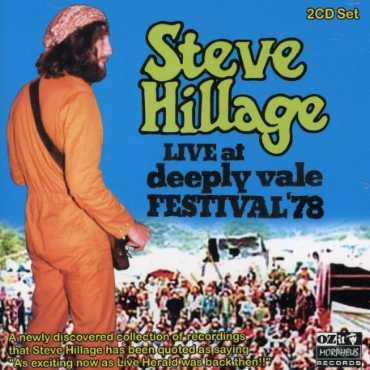 CD Shop - STEVE HILLAGE LIVE AT DEEPLY VALE 78