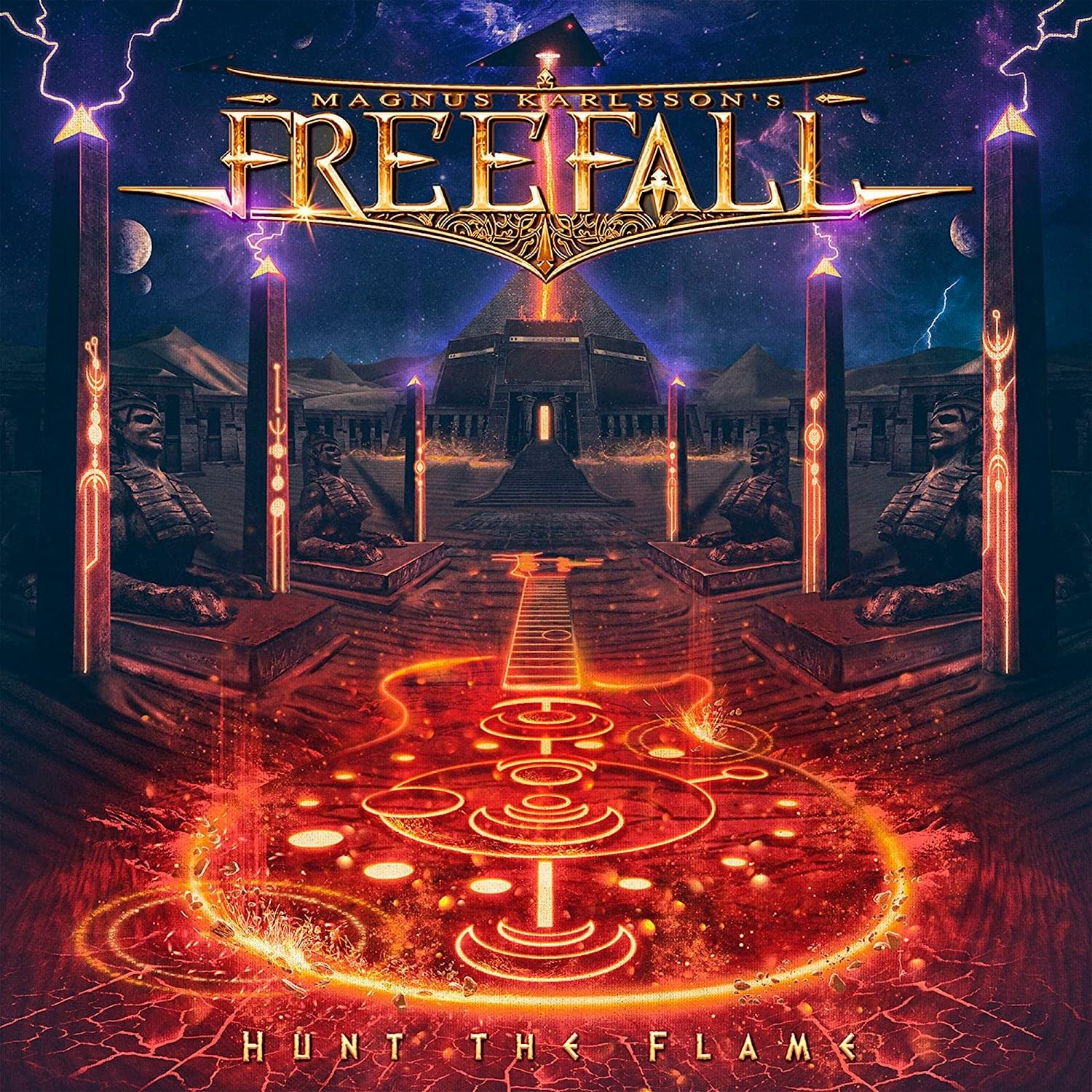 CD Shop - MAGNUS =FREE FALL= KARLSSON HUNT THE FLAME