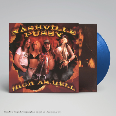CD Shop - NASHVILLE PUSSY HIGH AS HELL BLUE LTD.