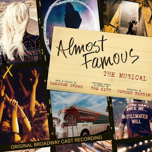 CD Shop - ORIGINAL BROADWAY CAST OF ALMOST FAMOUS - THE MUSICAL ALMOST FAMOUS - THE MU...