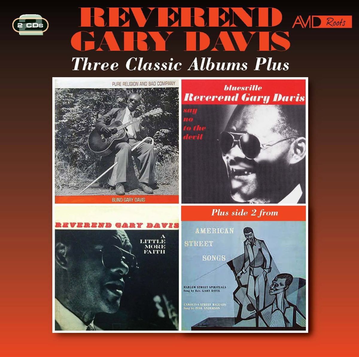 CD Shop - REVEREND GARY DAVIS THREE CLASSIC ALBUMS PLUS