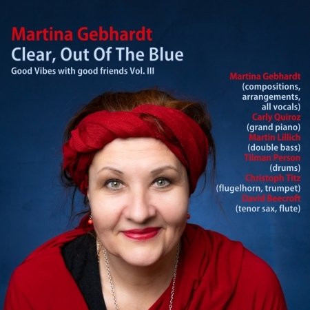CD Shop - MARTINA GEBHARDT CLEAR, OUT OF THE BLUE
