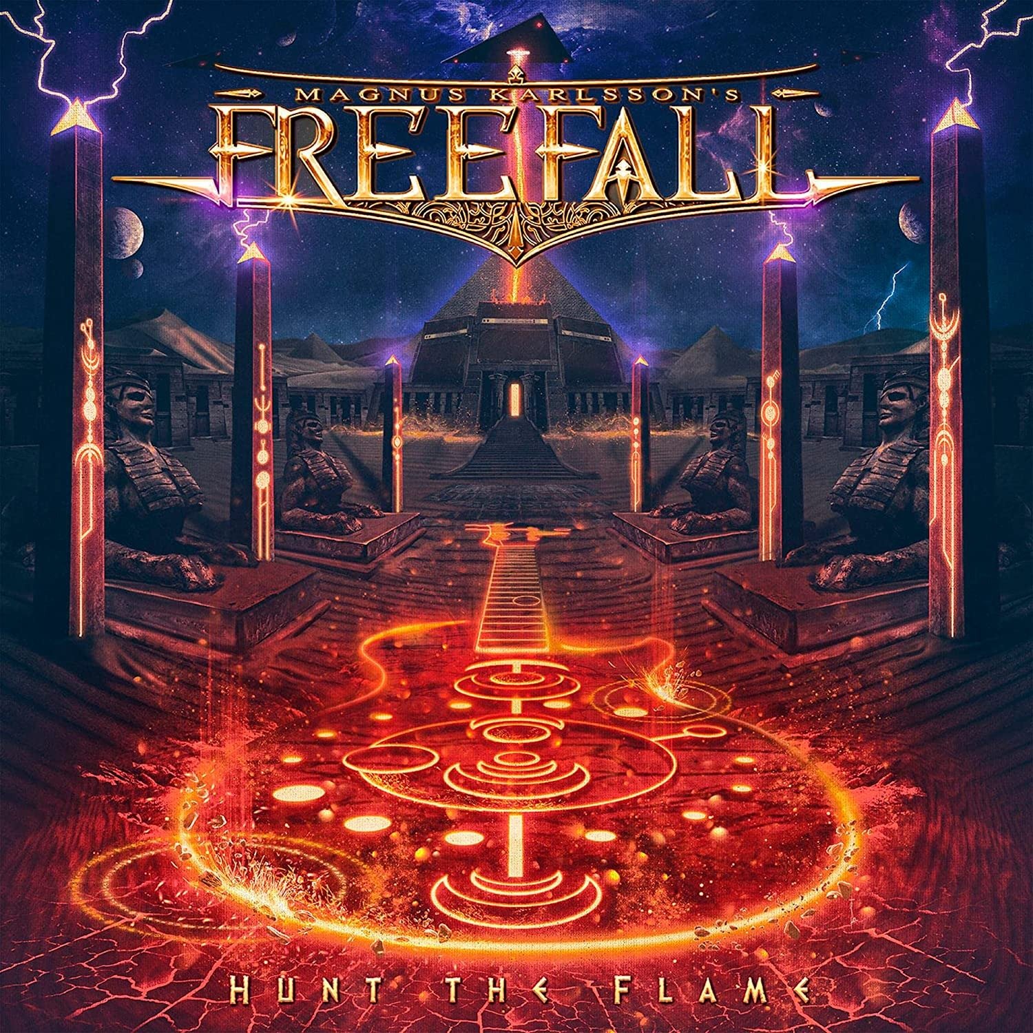 CD Shop - MAGNUS =FREE FALL= KARLSSON HUNT THE FLAME