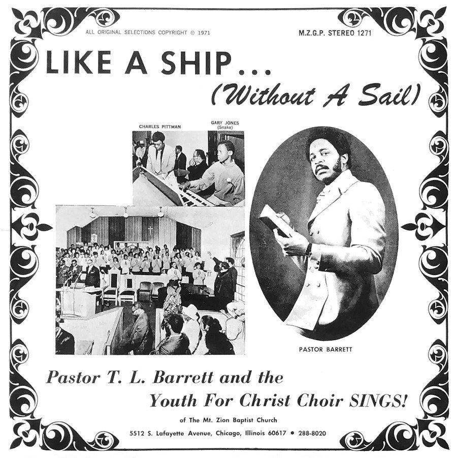 CD Shop - PASTOR T.L. BARRETT & THE YOUTH FOR CHRIST CHOIR LIKE A SHIP (WITHOUT A...