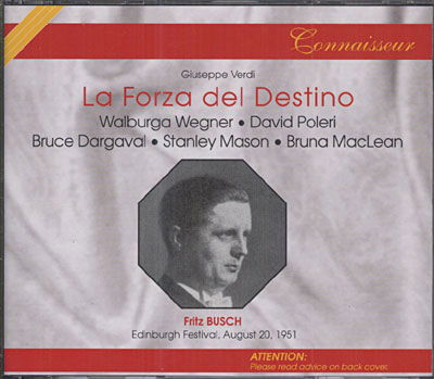 CD Shop - FRITZ BUSCH VERDI: LA FORZA DEL DE...