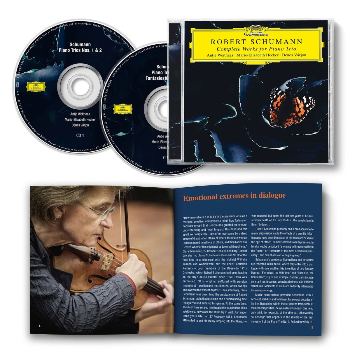 CD Shop - ANTJE WEITHAAS,MARIE-ELISABETH HECKER,DENES VARJ SCHUMANN: COMPLETE WORKS FOR PIANO TRIO