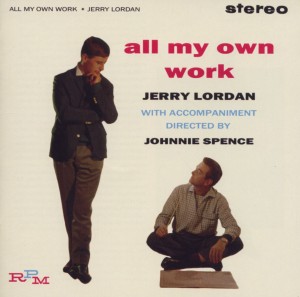 CD Shop - JERRY LORDAN ALL MY OWN WORK