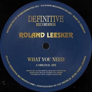 CD Shop - ROLAND LEESKER WHAT YOU NEED