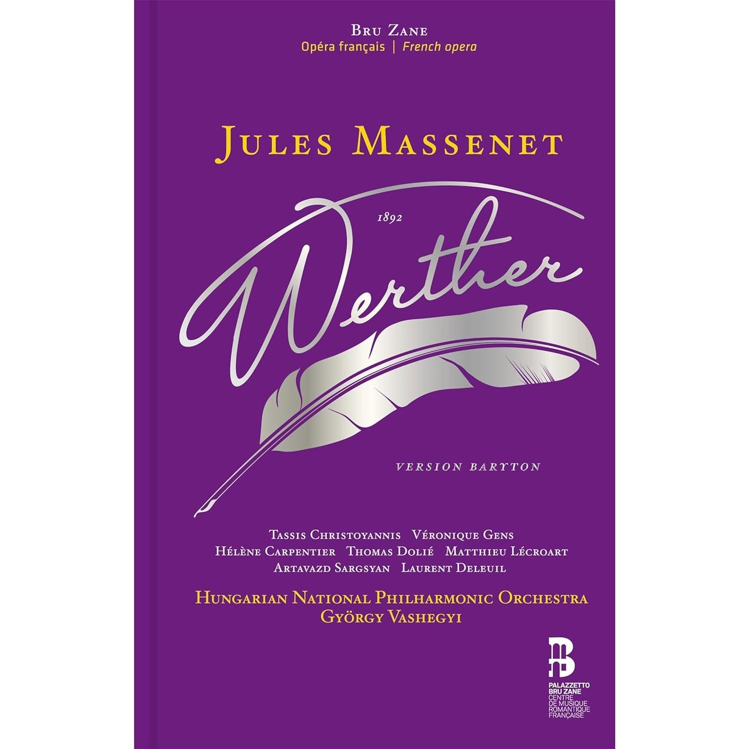 CD Shop - HUNGARIAN NATIONAL PHILHARMONIC ORCHESTRA JULES MASSENET: WERTHE...